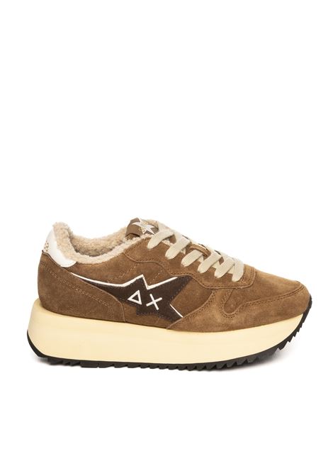 Chestnut big star girl sneaker SUN 68 | BZ44220BIG STARGIRL SUEDE-93